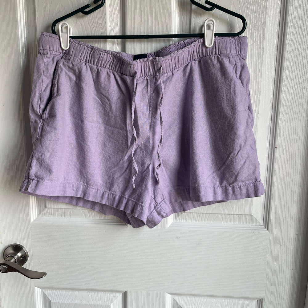 GAP Lavender Drawstring Athletic Shorts